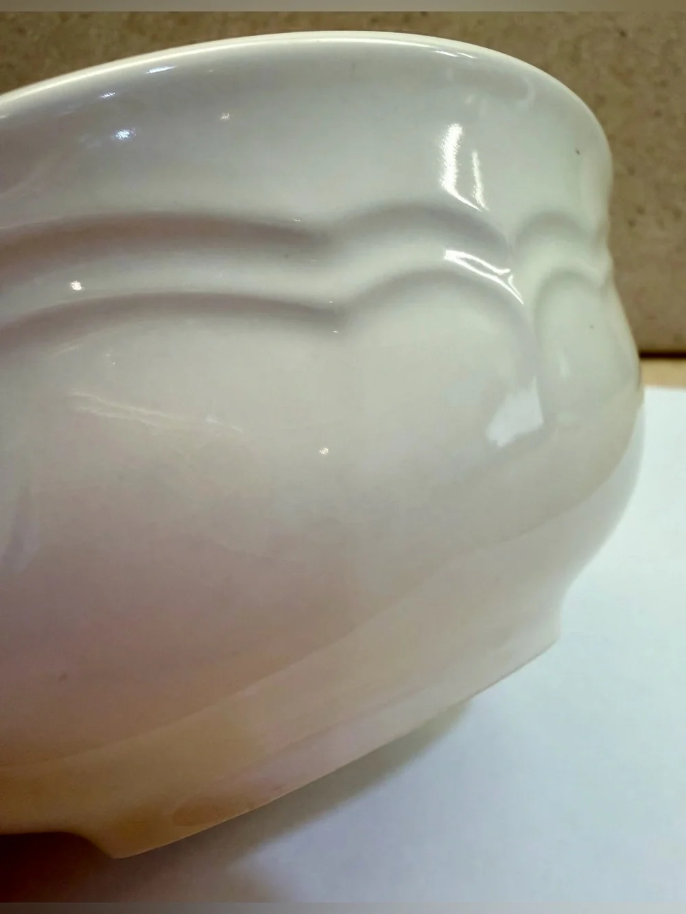 Vintage Pfaltzgraff Remembrance Fruit Dessert Sauce Dip Bowl Ivory Stoneware